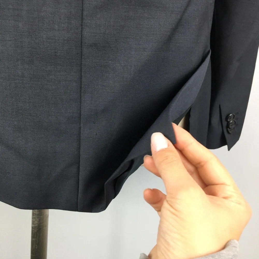 TIGER OF SWEDEN Classic Navy Blazer 100% Wool 48 - Picture 5 of 13